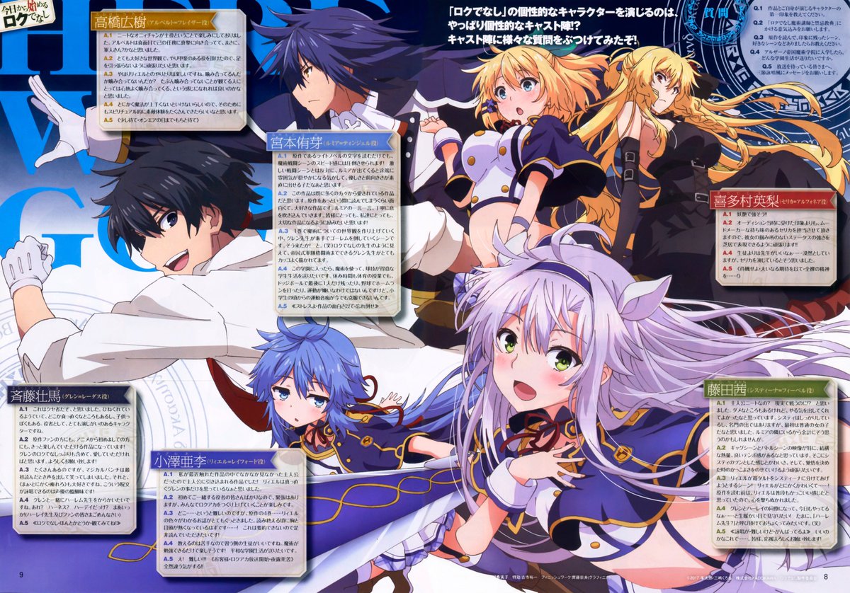 Wallpaper Rokudenashi Majutsu Koushi To Akashic Records Bd 720p 1080p Free