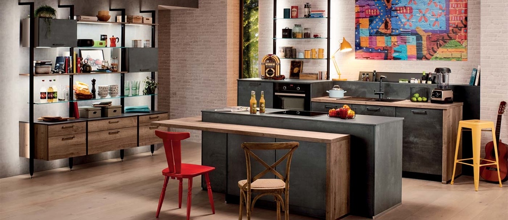 Resolument Chic Et Industrielle La Cuisine Casa Soft